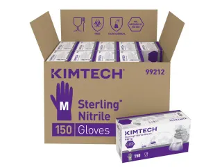 Kimberly 9921 Sterling Handschoen nitril grijs maat M - 1