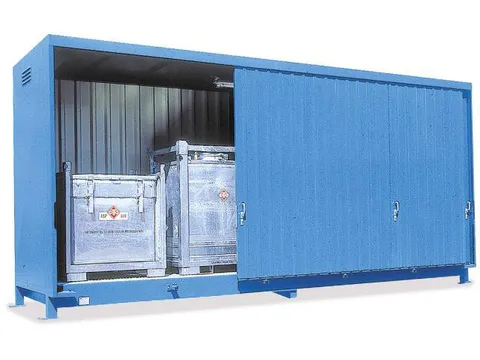 stellingcontainer v. gevaarlijke stoffen,max. 6xIBC,staand