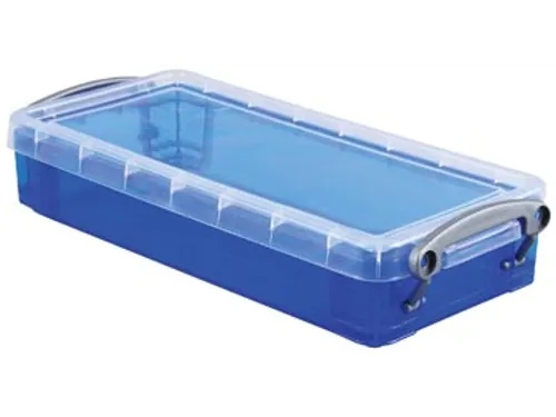 Opbergdoos 0,55 liter Transparant Blauw