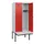 locker met bank,HxBxD 1950x800x815mm,2vak,vak B 400mm,draaigrendel
