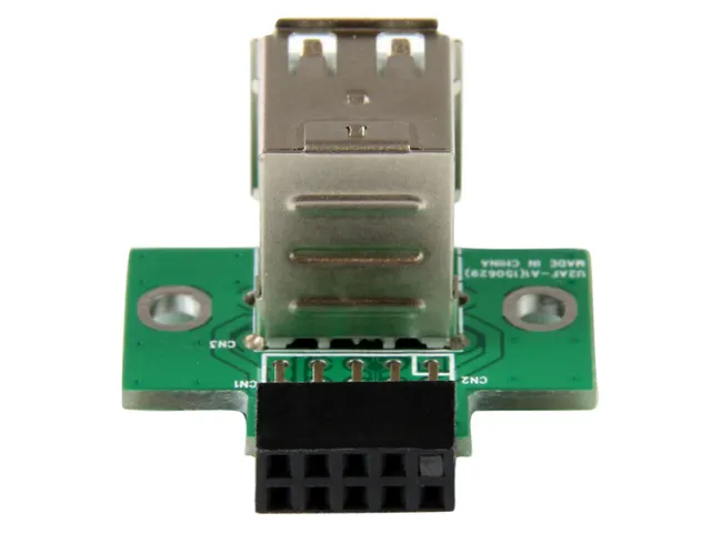 2-poorts USB moederbord header adapter