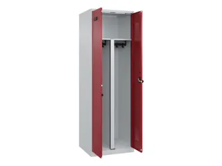 PBM-locker,HxBxD 1850x600x500mm,2vak,vak B 300mm,draaigrendel - 1