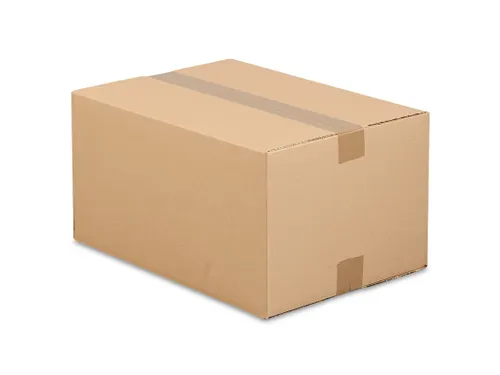 Amerikaanse Vouwdoos 230x190x120mm Enkele Golf FEFCO 0201 bruin