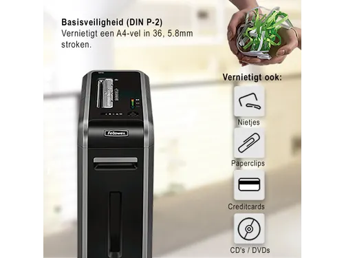 Fellowes Papiervernietiger 125i Stroken P-2
