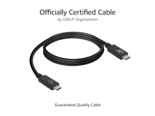 Kabel ACT USB-C USB 4 20Gbps Thunderbolt3 1 meter - 4
