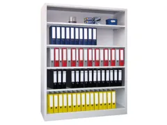 kantoorstelling,HxBxD 1950x1200x500mm,4xStalen bodem,5ordnerhoogtes