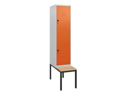 Dubbeldekse dekenkist,HxBxD 1950x400x815mm,1x2vak.,vak B 400mm