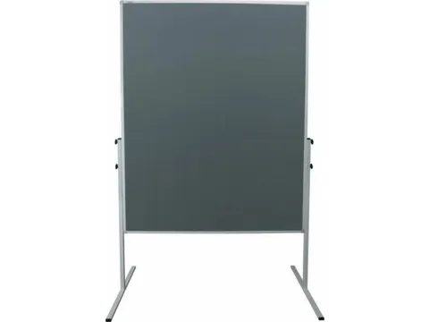 presentatiebord 150x120cm Vilt Grijs frame metaal wit