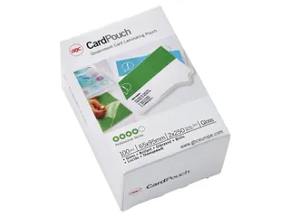 Lamineerhoes Overheid Card 65x95mm 2x250 Micron glanzend 100stuks - 1
