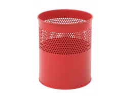 Half geperforeerde papierbak 10 Liter Rood