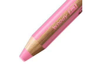 Kleurpotloden STABILO 880 woody 3 in 1 multitalent roze - 2