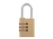 Hangslot Pavo Messing met cijferslot 30x41x13mm