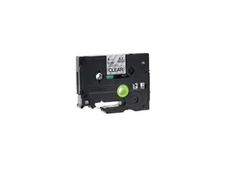 Labeltape Brother Compatible P-Touch Tze121 9Mm Zwart Op Transparant - 1