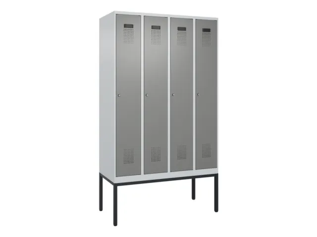 locker voor scheiding van kleding,HxBxD 2120x1200x500mm,4vak