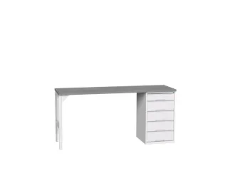 werkbank,HxBxD 930x2000x600mm,linoleumblad,2voeten/1container - 1