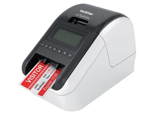 Etiket Brother DK-22251 62mm 15-meter zwart/rood