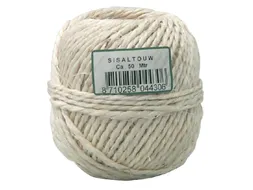 Touw Sisaltouw 2-Draads 200Gr Ca 50M