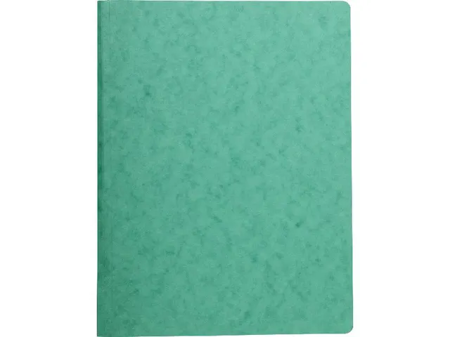 Map glanskarton met veer A4 groen