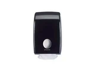 Aquarius 7171 gevouwen handdoek dispenser zwart - 1