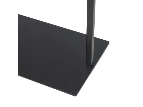 Infostandaard zwart metaal met acryl bord A3
