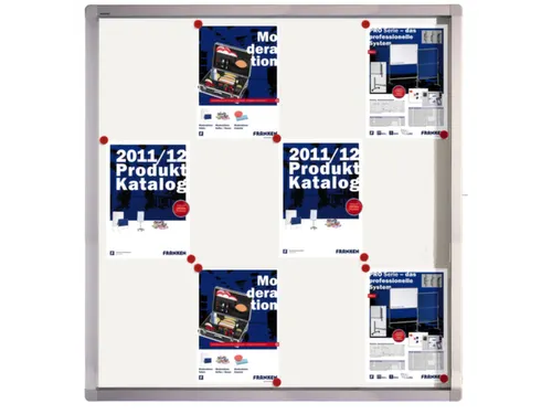 Vitrine Binnen En Buiten 12xa4 Schrijfbord 1011x980x45mm