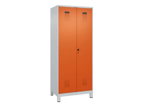 PBM-locker,HxBxD 1950x800x500mm,2vak,vak B 400mm,draaigrendel