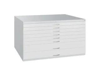 Tekeningenkast 760x1350x960mm 6+2 Laden Din A0 Ral 7035 - 2