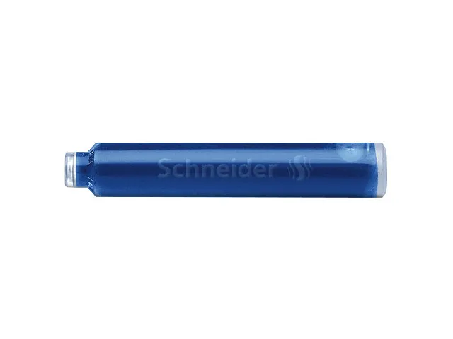 Inktpatronen Schneider container à 100 stuks koningsblauw