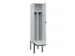 locker met bank,voor scheiding van kleding,HxBxD 2120x400x815mm,1vak