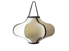 Lantaarn Nextime Lumi 40 cm stof creme