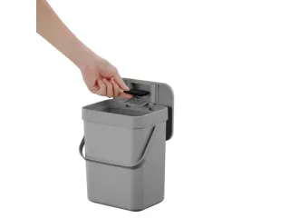 Puro II Food Waste Caddy Afvalbak 5 Liter Grijs - 12