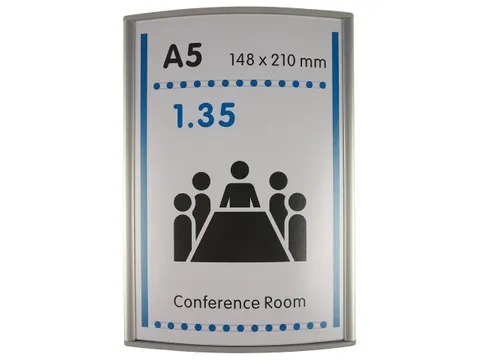 Menoor Deurbord Premium Gebogen A5