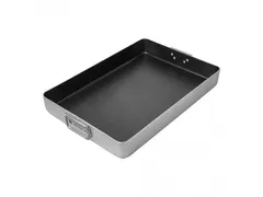 Pujadas 122050 Braadslede met grepen aluminium 50x35x7cm