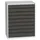 ladekast HxBxD 1000x800x550mm 9laden romp RAL7035 front RAL7016