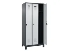 locker voor scheiding van kleding,HxBxD 1950x900x500mm,3vak