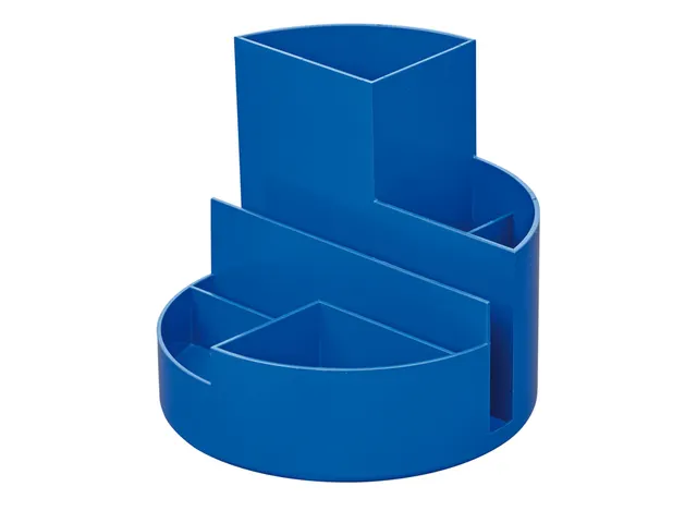 Organisateur MAULroundbox Recycled 6 compartiments bleu