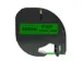 Labeltape Dymo Compatible Letratag 91204 12mm Zwart Op Groen