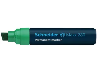 Marker Schneider Maxx 280 permanent beitelpunt groen - 3