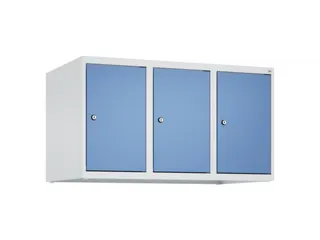 opzetkast,v. locker,3vak.,vak B 300mm,HxBxD 500x900x500mm,vleugeldeur - 1
