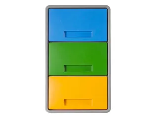 Polymax Afvalscheidingsbak 40 Liter Grijs Groen Geel Blauw - 2