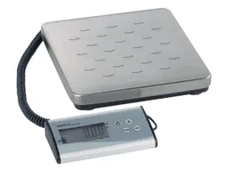 Pakketweger MAUL Cargo 120kg metalen plateau 27x27cm +9V batterij zilv