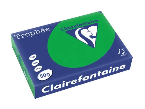 Trophée Intens Gekleurd Papier A4 80 Gram 500 Vel Biljartgroen