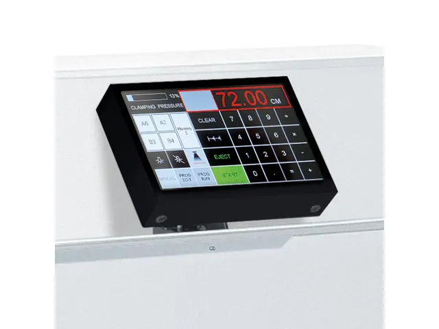 Stapelsnijmachine Ideal 7260 72cm Luchttafel Hydraulisch met onderstel