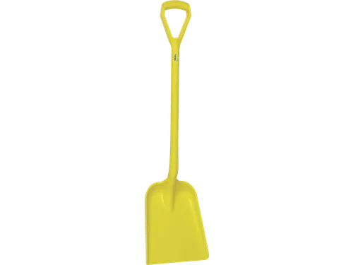 Hygiene 5625-6 schop D-grip, geel steel 104cm, standaard blad 33