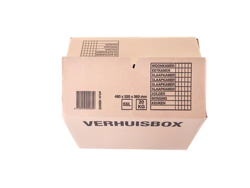 Verhuisdoos IEZZY 480x320x360mm bruin 25 stuks 3mm