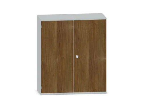 Kantoorkast 1150x1000x430mm Decor Romp Lichtgrijs Decor Front Noten