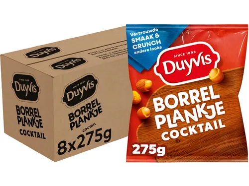Borrelnootjes Duyvis cocktail zak 275gr