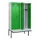locker met bank,voor scheiding van kleding,HxBxD 2120x1200x815mm,4vak