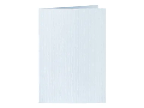 Correspondentiekaart Papicolor dubbel 105x148mm babyblauw pak à 6 st