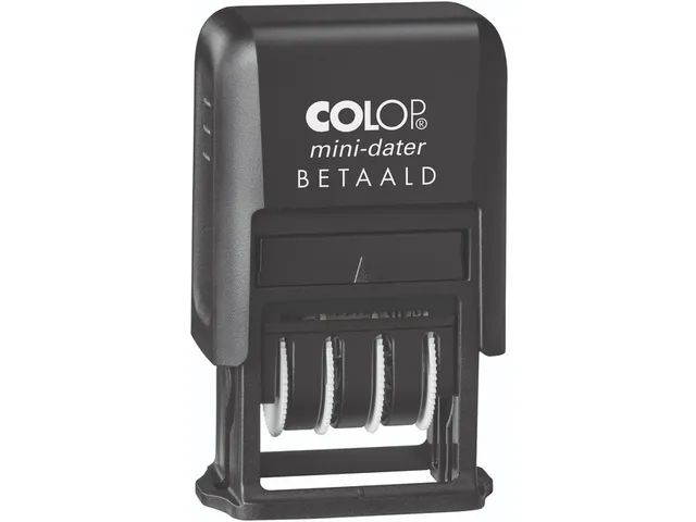 Woord-datumstempel Colop Printer Mini S 160/L betaald zwart